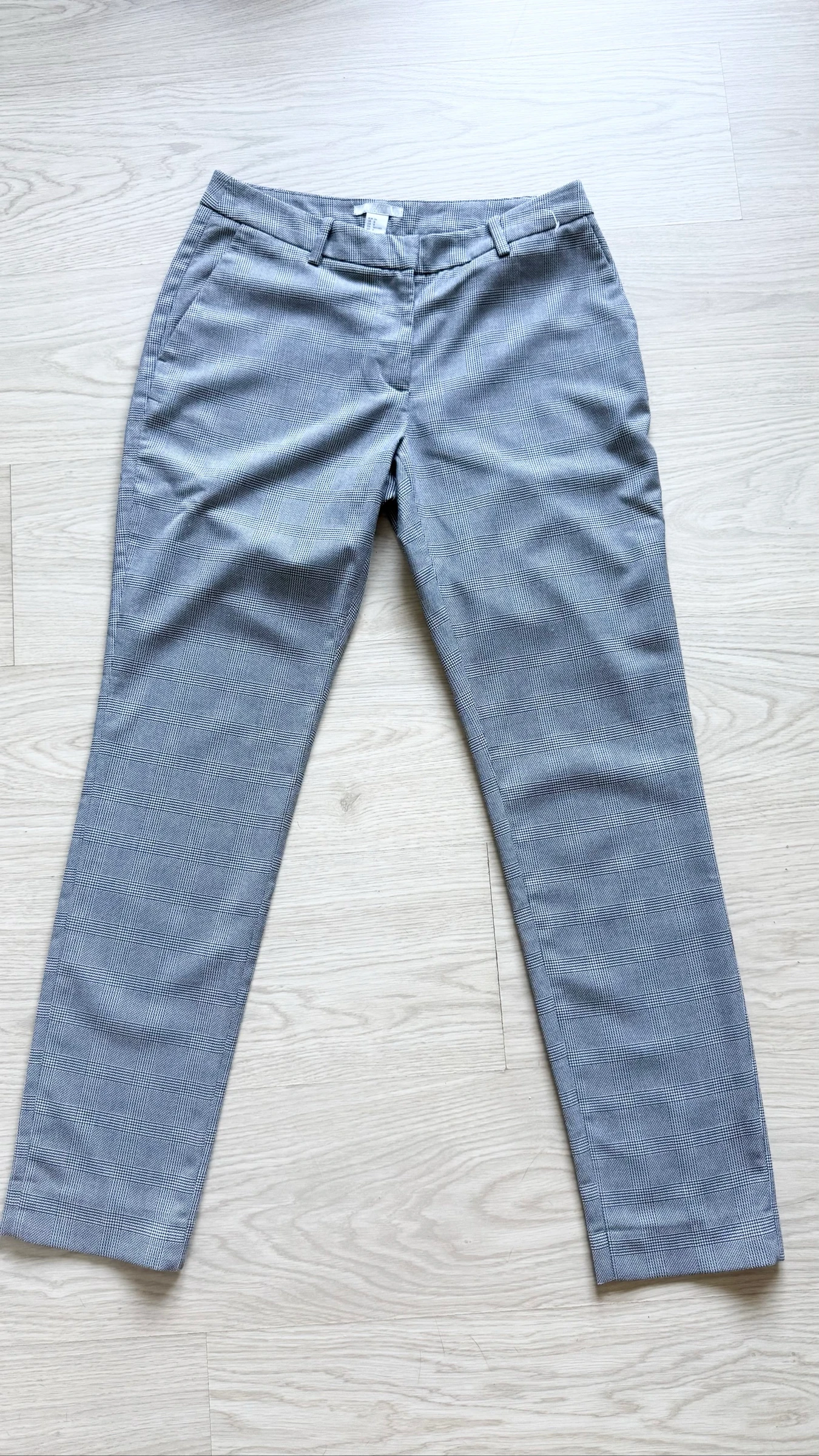Calça xadrez cinza H&M tamanho 36 P – photo 5
